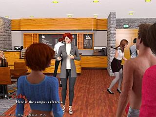 Helping Hot Redhead President in 3D