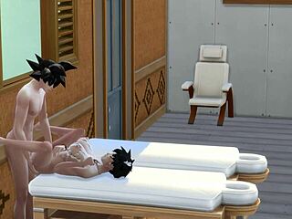 goku out of control in anime chaos. i can’t believe he’s banging everyone, even goha’s wife, in wild scenes!