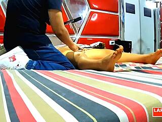 room casting with perla rica for a full body massage