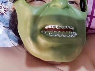 can three cocks really nail this peasant stepmom's big ass in homemade sex?