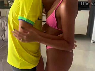 Met a stranger at the beach and hooked up in his apartment for wild action