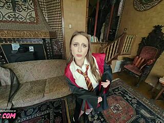 In VR, Laney Grey plays Penelope in Hogwarts parody
