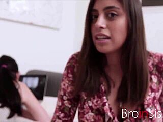 Jealous Stepsister Ella Knox Sucks Cock And Gets Ass Fucked