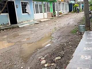 Damn, Watching My Colombian Neighbor Ride Her Bike in a Miniskirt With No Panties!