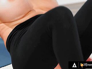 Vanna Bardot and Ryan Keely Bond Over Wild Yoga Stretching.