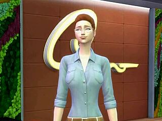 The Sims 4 Pussy of the Tigress in Rough Hentai Anime Game Session