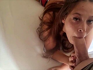 Damn, banging doggystyle after sucking cock feels so good!