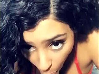 Gorgeous lightskin german teen contrasts with black cock in college