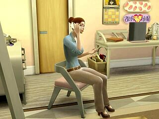 The Sims 4 Pussy of the Tigress in Rough Hentai Anime Game Session