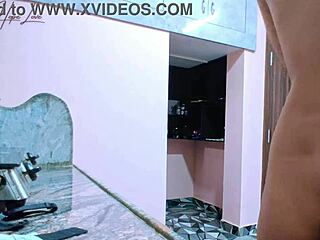 Kitchen Sex with Teen 18+ Maid Explodes Inside.