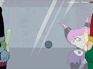 18Titans Episode 13: Raven Gives Handjob To Big Black Cock!