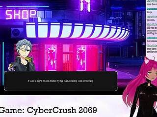 Vtuber Lewdneko Plays Cybercrush 2069 Part 1