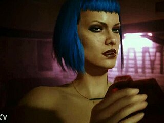 Evelyn Parker Seduces In Hammer Club Cyberpunk Scene