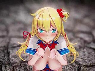 Hololive Aksi Haato's Erotic Ghost Dance MMD