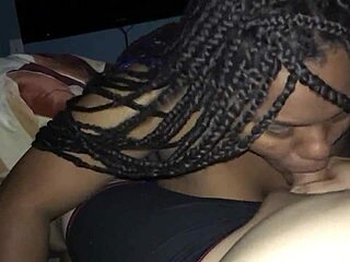 ebony babe with big ass gets pounded hard last night