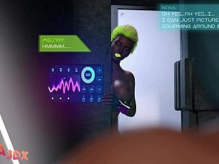 Futa3Dx - Blue-Haired Vixen Craves Futa Cock for Sucking