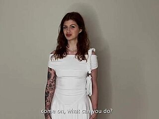 stubborn hentai candidate deepthroats monster cock for audition