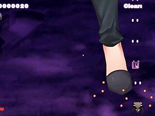 Succubus Chan Undresses Giant Waifu Black Nun Beauty In Hentai Game Ep 2