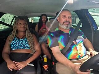 i met renata carvalho hitchhiking and she joined for fun