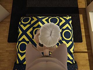 Friend’s mom sucks me off in hallway