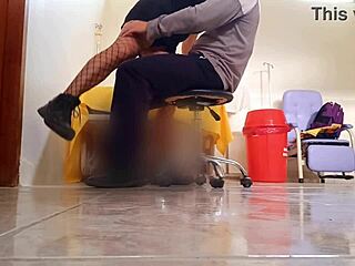 Ebony Milf Touches Patient in Hospital