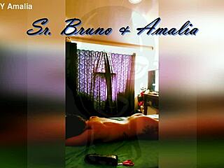 Amalia sumisa bound in colombian bdsm spanking session