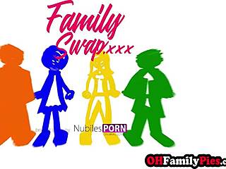 Megan Marx swallows big cock in foursome with Nickey Huntsman