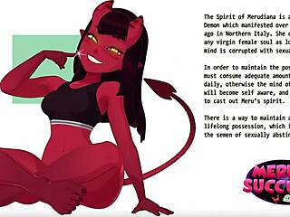 Meru the Succubus unfolds a wild hentai tale