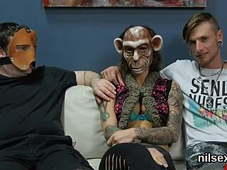 Kinky teen explores intense therapy in a unique setting