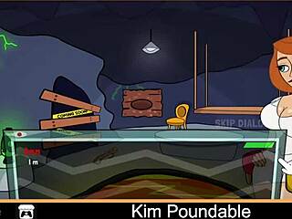 Kim in the parody game.