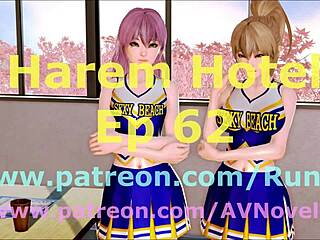 Explore harem hotel adventures in episode 62
