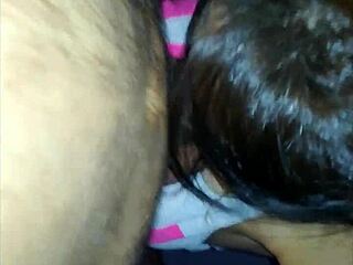 neya kimy performs a relaxing handjob with big tits