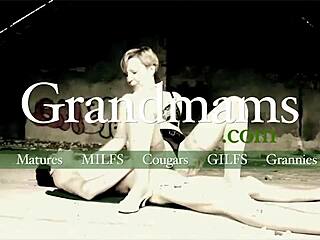 Cheating cougar wife enjoys gigolo's load on her face after hardcore session