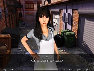 Detailed playthrough of Daughter for Dessert chapter 12 in hentai anime style