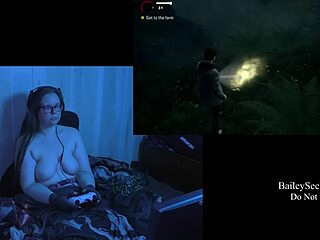 Naked Brunette With Big Natural Tits Engages In Lesbian Play With BBW Partner