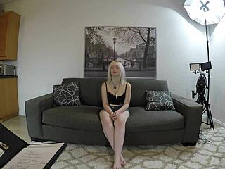 Annie Archer in a cute casting POV interview session