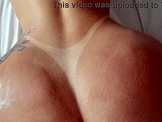 Brenda Loyola, a blonde Latina with big ass, takes cock in pussy and gets cum in ass during anal sex.