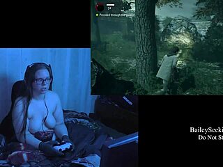 Naked Brunette With Big Natural Tits Engages In Lesbian Play With BBW Partner