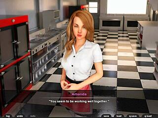 Detailed playthrough of Daughter for Dessert chapter 12 in hentai anime style