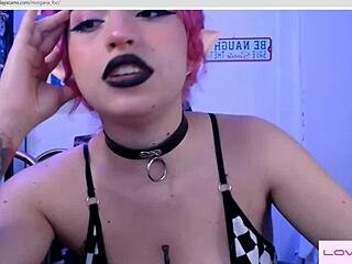 bored elf wants to play with toys in fantasy cosplay dress