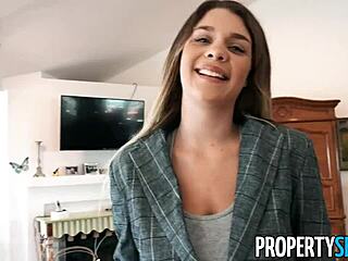Propertysex hot real estate agent with big tits bangs client!