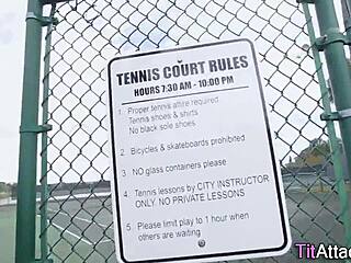 Buxom Babe Receives Facial After Titty Fuck