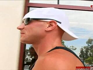 dude, picked up this blonde milf with huge tits for sex!