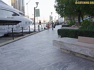 Curvy british blonde pawg fucks stranger for million dollars.