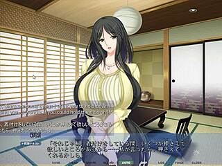 i finger iroha's big tits in hentai