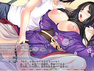 i finger iroha's big tits in hentai