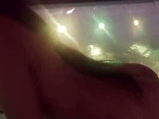 asian teen 18+ giving her boyfriend a foot massage