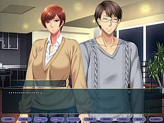 Kanojo no okaa-san ep9 making her cum in hentai game anime