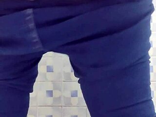 There is an amateur video of a mature woman named Ann who is of Latina descent and she is urinating.