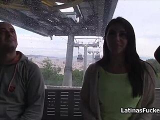 Big Tit Latina Flasher Gets Fucked Hard for Cash